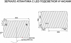 Style Line Мебель для ванной Бергамо Мини 90 Люкс антискрейтч Plus подвесная белая – фотография-11